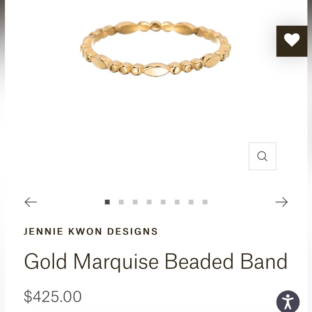 Jennie Kwon Marquise Band, size 5 - Picture 2 of 5